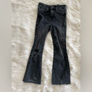 Girls flare distressed jeans